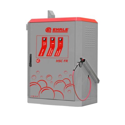 Stacjonarna myjka wysokociśnieniowa z palnikiem olejowym z obudową ze stali malowanej proszkowo z systemem ochrony przed zamarzaniem Ehrle HSC 1140 FR
