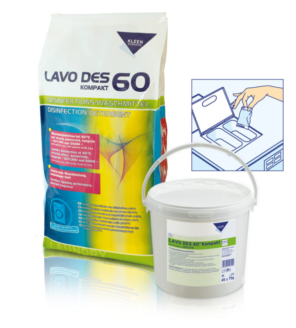 Kleen Lavo Des 60 Kompakt - środek do dezynfekcji tkanin