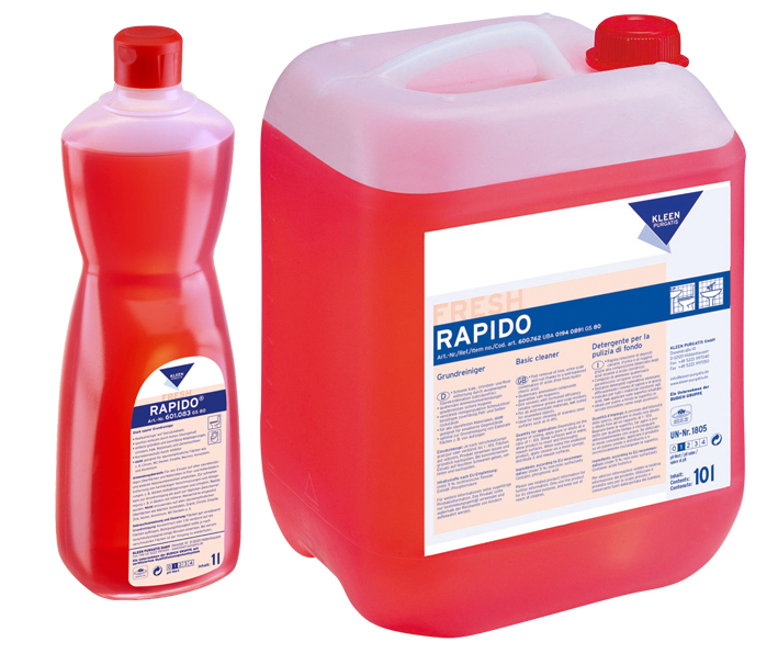 Kleen Rapido - środek  do gruntownego i okresowego czyszczenia powierzchni
